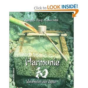  Harmonie (9783475539718) Gaku Ishii Klaus G. Förg Books