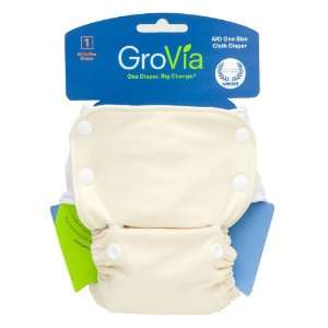  GroVia All in One Diaper (vanilla) Baby