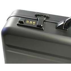World Traveler Aluminum Dark Iron Laptop Attache Case  