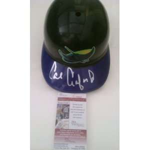  Carl Crawford Signed Tampa Bay Rays Full Size Helmet 