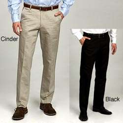 Calvin Klein Mens Lux Cotton/Linen Blend Pants  