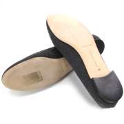 MANOLO BLAHNIK Flannel Ballerina Ballet Flats Shoes 40  