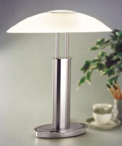 Brushed Steel Touch Table Lamp  