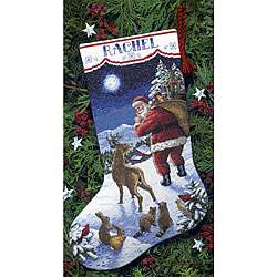 Santas Arrival Stocking Counted Cross Stitch Kit  