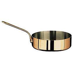 Paderno Copper 9.5 inch Saute Pan  