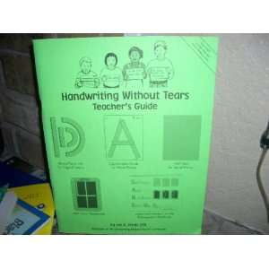 Handwriting Without Tears Kindergarten Teachers Guide  