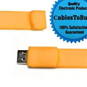   ™ 1G Orange USB Silicone Bracelet / USB Wristband Electronics