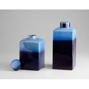  Cyan Design 05150 Large Cobalt Drip Container   Ceramic 