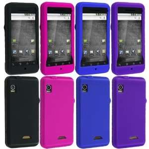    4x RUBBER SKIN GEL CASE COVER FOR MOTOROLA DROID A855 Electronics