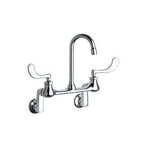  Chicago Faucets 631 RE29VPXKCP Chrome Manual Wall Mounted 