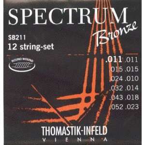  Infeld Twelve String Guitar Acoustic Spectrum Bronze 12 String 