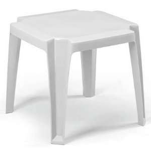 Stacking Miami Low Tables   17 Square   Sold in Packs of 30   White 