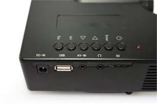 Mini Portable LCD projector 32 Lumen Play Audio game AV in 17   67 