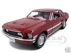 1968 FORD MUSTANG GT CALIFORNIA SPECIAL RED 1/18
