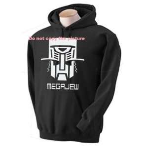  Funny Sweatshirt Mega Jew M Medium Black Judaica Jewish 