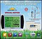   WIRELESS HOME WEATHER STATION w/ SOLAR POWERED AMBIENT WEATHER SENSORS