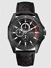GUESS U15074G1 MENS BLACK AND RED SPORT WATCH