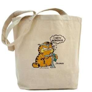  Garfield Hates Mondays Vintage Tote Bag by  
