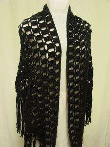 Victorian style old west civil war knitted shawl  