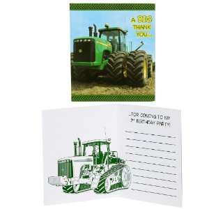   Deere 2nd Birthday Thank You Notes (8) Party Supplies Toys & Games