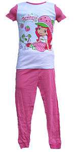   SHORTCAKE short sleeve shirt pants girls toddler pajamas costume 5