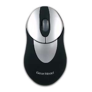  Gear Head 3 Button Wireless Mini Optical Travel Mouse 