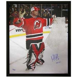 MARTIN BRODEUR All Time Record Win #552 SIGNED & FRAMED Canvas #/30 