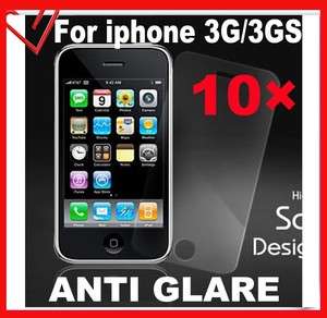   × Anti Glare LCD Screen Protector Cover Film Front for iphone 3G 3GS