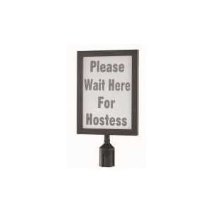   8in x 11 1/8in Black Removable Form A Line Sign Frame