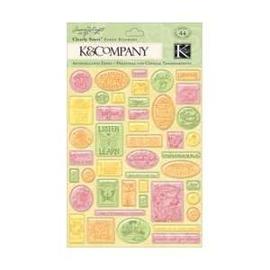  K&Company Spring Blossom Clearly Yours Stickers Word; 3 