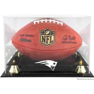  New England Patriots Golden Classic Football Display Case 