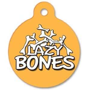  Lazy Bones Pet ID Tag for Dogs and Cats   Dog Tag Art Pet 