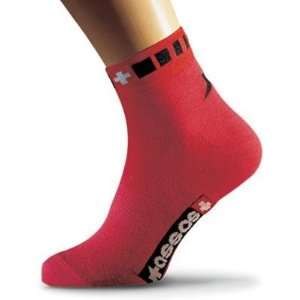  Assos 2012 Spring/Fall Coolmax Cycling Socks   Red   P13 