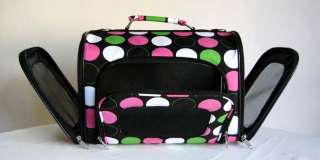 All 3 Compartments Unzip Completely Open for Easy Access