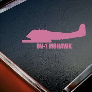  OV 1 MOHAWK Pink Decal Military Soldier Window Pink 