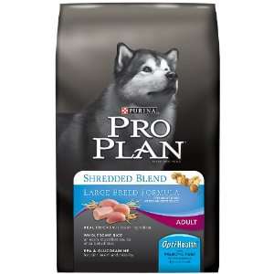 Purina Pro Plan Dry Adult Dog Food, Shredded Blend Large Breed Formula 
