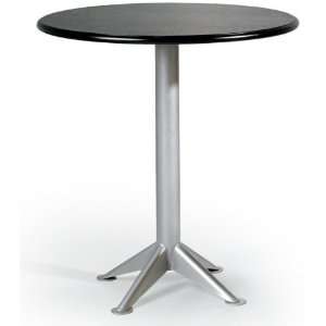  Xl6 41 Tall Pub Table with 36 Round Glass Top   CREATECH 