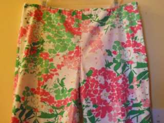   Sz 12   RALPH LAUREN   Colorful Floral Print Pants Jeans Capris  