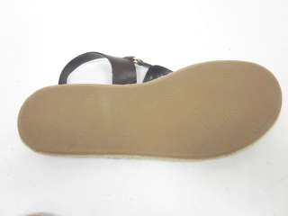 NEW RALPH LAUREN Brown Leather Suede Sandals Shoes 10  