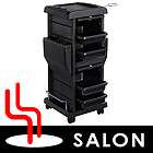 Locking Rollabout Topper Hair Salon Rolling Cart Utility Trolley Spa 