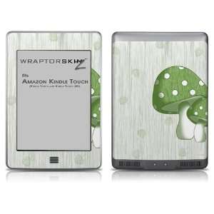     Kindle Touch Skin   Mushrooms Green 
