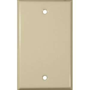  Stainless Steel Metal Wall Plates 1 Gang Blank Ivory