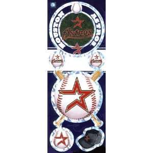  Houston Astros Prismatic Stickers