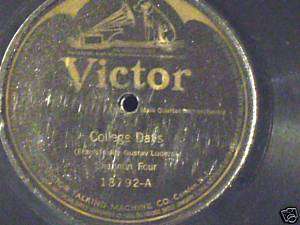 VICTOR PEERLESS QUARTET/ SHANNON FOUR 78 RPM  