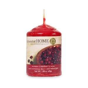 Colonial At Home Cranberry Votive Candle 