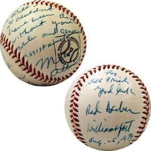  Mel Allen & Red Barber Autographed / Signed Baseball 