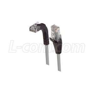   5E Right Angle Patch Cable, RJ45 / RJ45, 100.0 ft Electronics