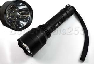 CREE LED 250Lm Rechargeable Flashlight Torch Lamp Light  