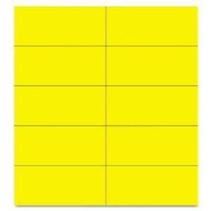   Erase Magnetic Tape Strips Yelow 2 x 1/8 25/Pack