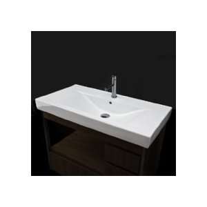 Lacava 5473 1 001 Vessel Porcelain Washbasin W/ Overflow & One Faucet 